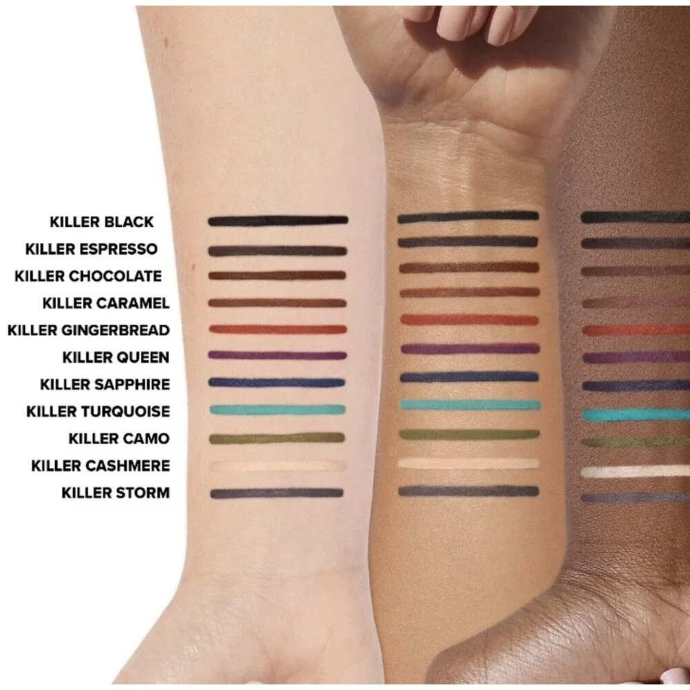 Two Faced Killer Eyeliner In Cashmere Waterproof Transfer Resistant 36 Hr Wear